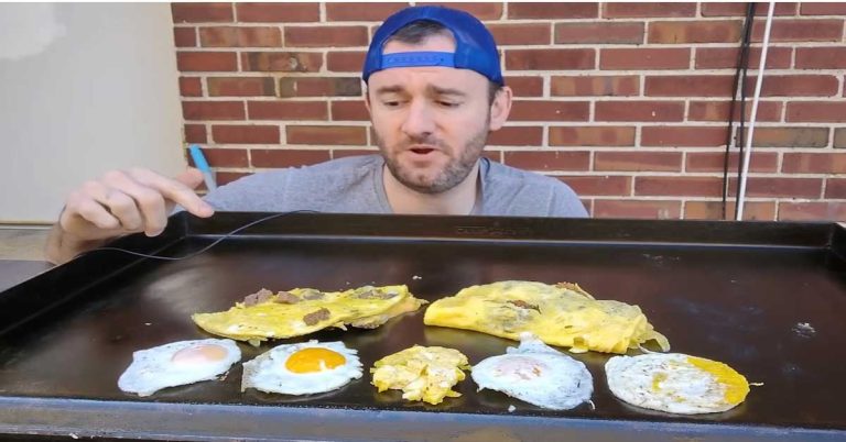 What Temperature are need to Cook Eggs on a Griddle